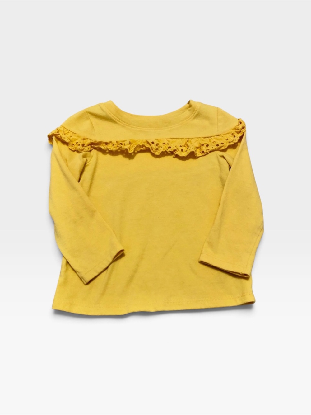 5/$25 NWOT Cat & Jack Yellow Eyelet Tee